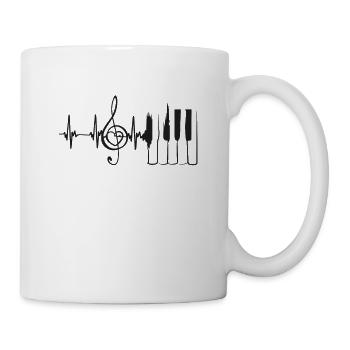 Pianist, piano player, piano, piano, - Mug - white - Right