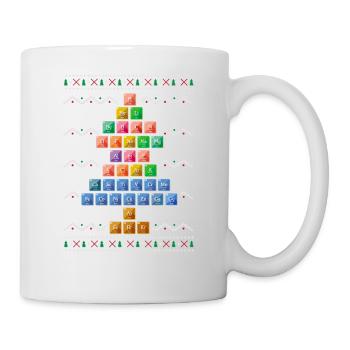 Chemistry Christmas Outfit Funny Christmas Xmas - Mug - white - Right