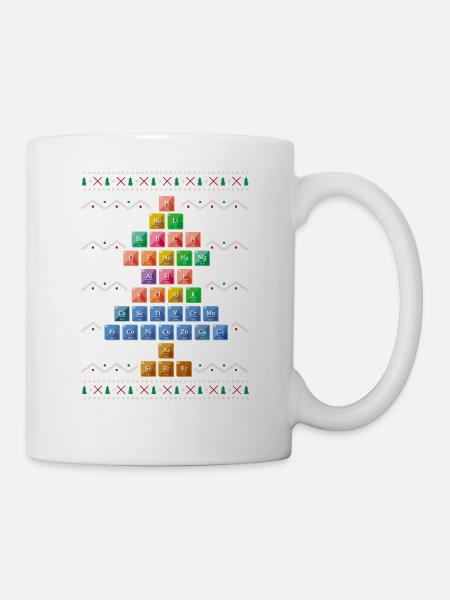 Chimie De Noël De Noël Drôle De Noël - Mug blanc - blanc