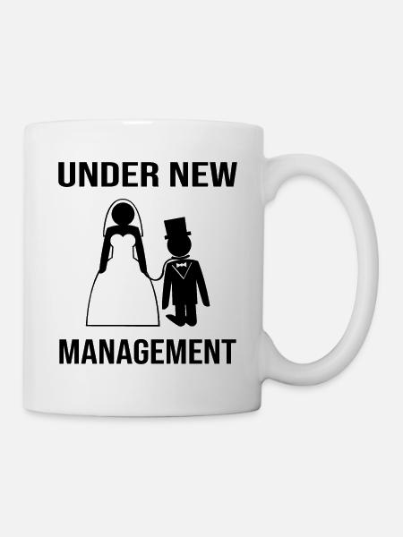 Junggeselle Neues Management - Tasse - Weiß