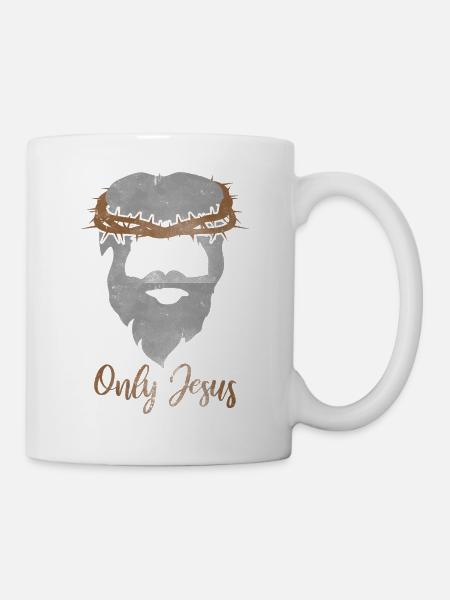 Jesus - Only Jesus - Tasse - Weiß