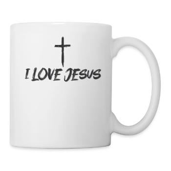 Jesus - I Love Jesus - Tasse - Weiß - Rechts