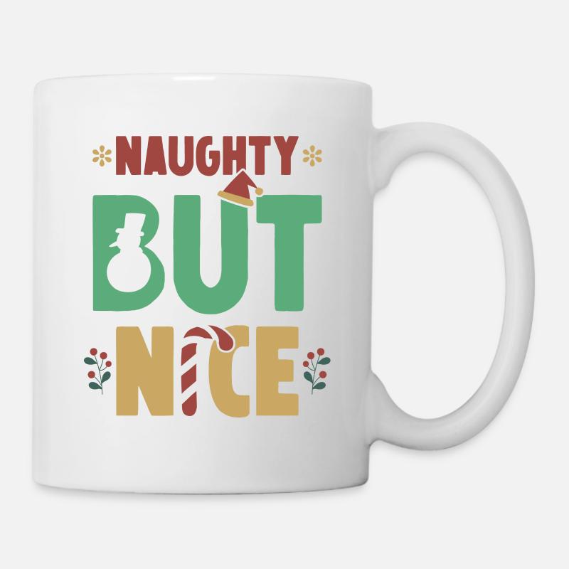 Naughty but nice - Tasse - Weiß