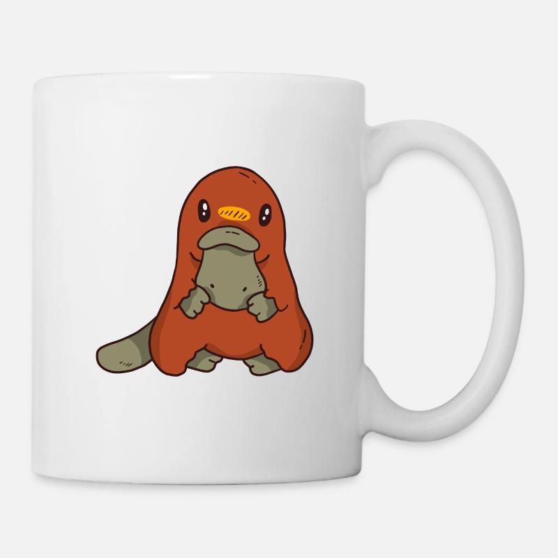 Schnabeltier - Tasse - Weiß