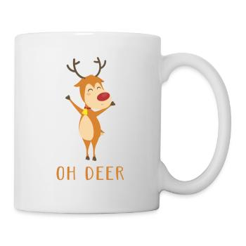 Reindeer Kids Motif Oh Deer - Mug - white - Right