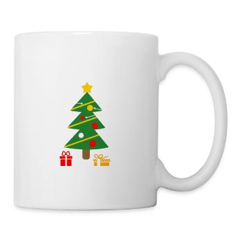 Oh Geometree Drôle prof de maths de Noël - Mug blanc - blanc - Droite