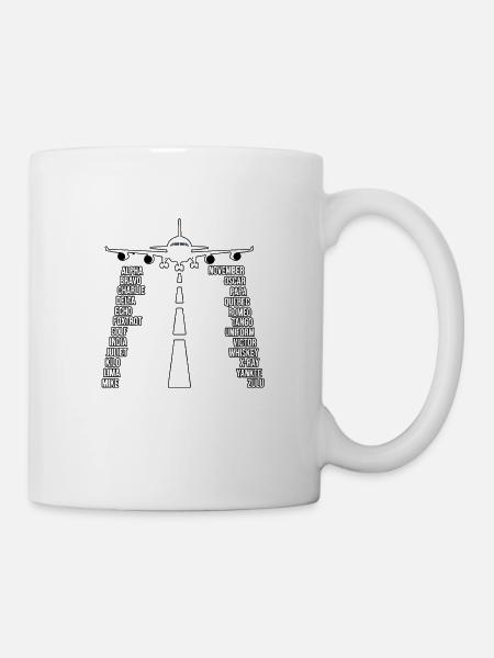Airplane speaks - Mug - white
