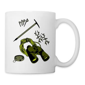 Bergsteiger Bergsport Felsklettern - Tasse - Weiß - Rechts