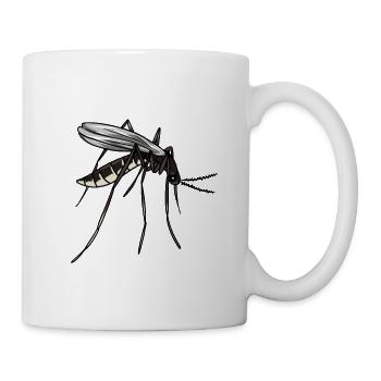 Moustique insectes ravageurs nature sangsue - Mug blanc - blanc - Droite