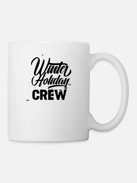Winterurlaub Crew - Tasse - Weiß