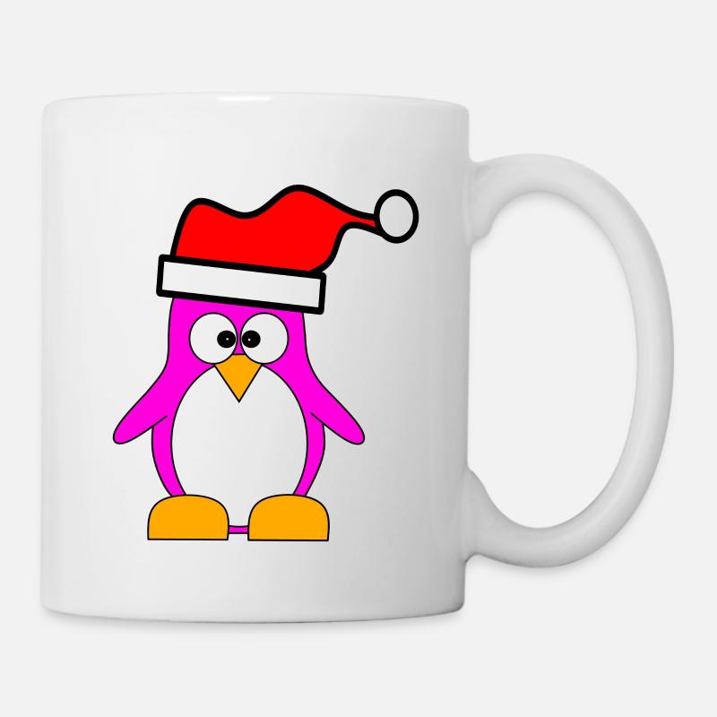 PINKuin is perfectly prepared for Christmas - Mug - white