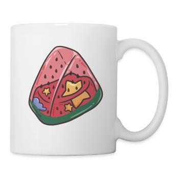 Pastèque Arbuse Fruitier Afrique Vegan - Mug blanc - blanc - Droite