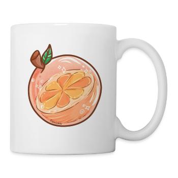 Orange orange citrus fruit fruit vegan delicious - Mug - white - Right