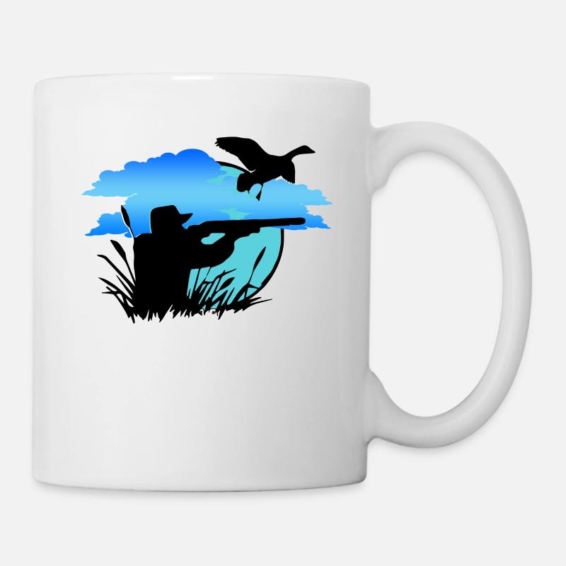 to hunt night - Mug - white
