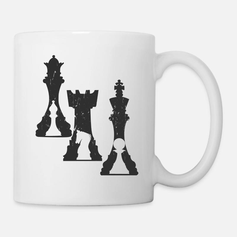 Schach - Tasse - Weiß