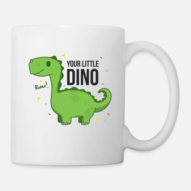Petit dino - Mug blanc - blanc