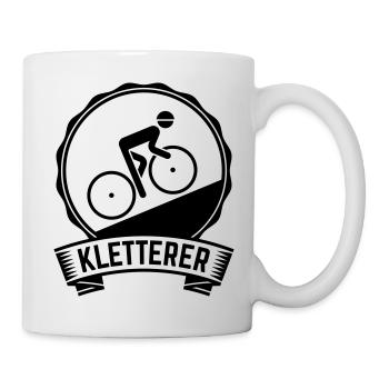 Kletterer (Radsport / Höhenmeter) - Tasse - Weiß - Rechts