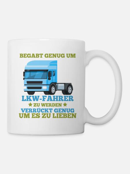 Lkw Shirt • Lkw Fahrer • Lkw Geschenk - Tasse - Weiß