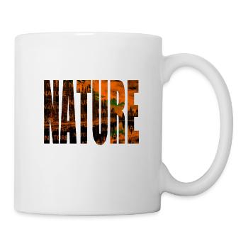 Nature, of course, nature lovers nature - Mug - white - Right