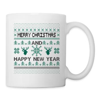 Weihnachten Spruch Lustig Weihnachten - Tasse - Weiß - Rechts