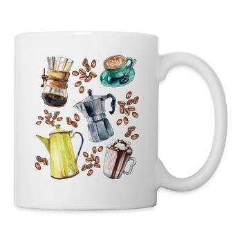 Kaffee - Barista Edition - Tasse - Weiß - Rechts