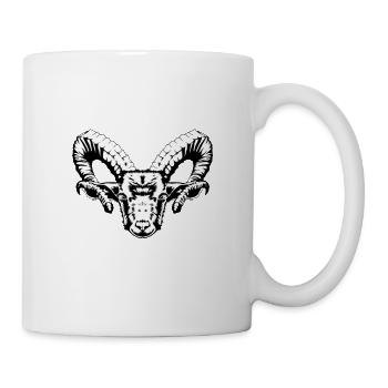 Chèvre Chèvre Grimpeur Autriche Alpes Montagne - Mug blanc - blanc - Droite
