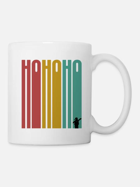 hohoho retro - Tasse - Weiß