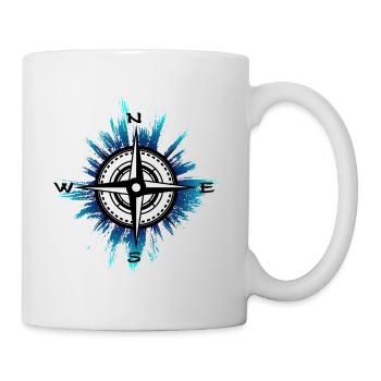 Kompass - Tasse - Weiß - Rechts