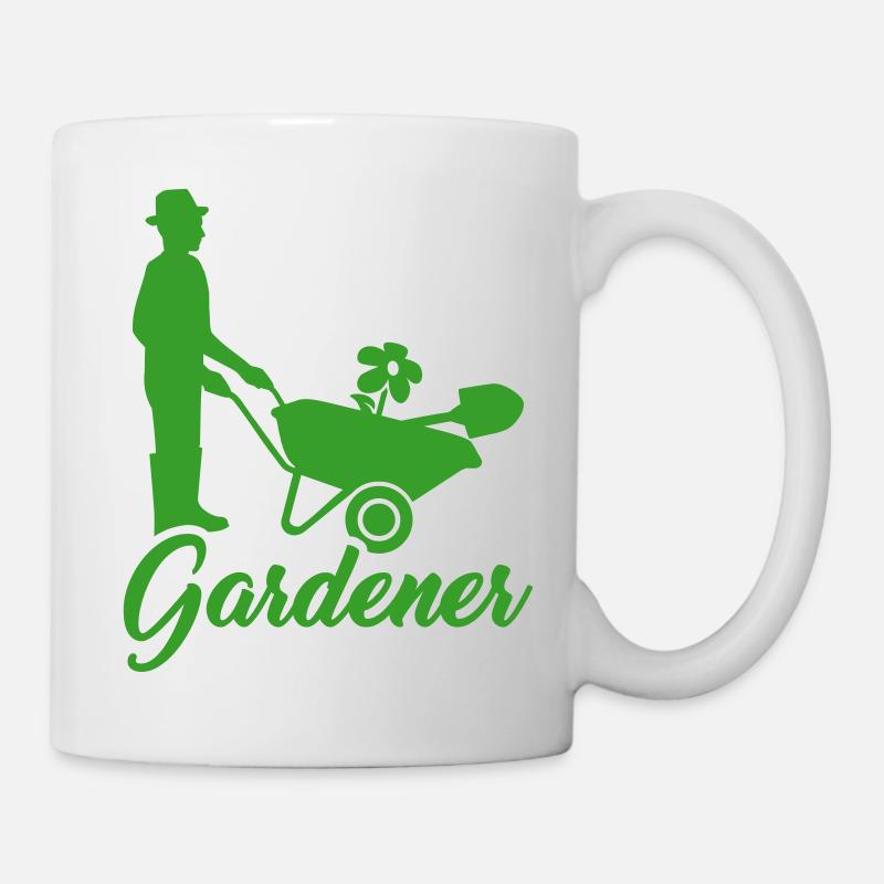 Gärtner - Tasse - Weiß