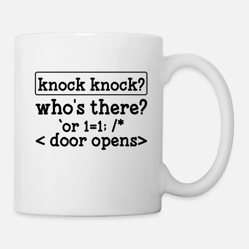 Lustiger Hacker Humor Programmierer - Tasse - Weiß