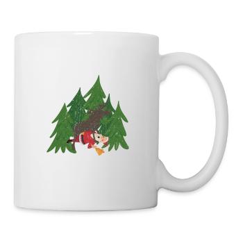 Joyeux noël joyeux noël joyeux noël - Mug blanc - blanc - Droite
