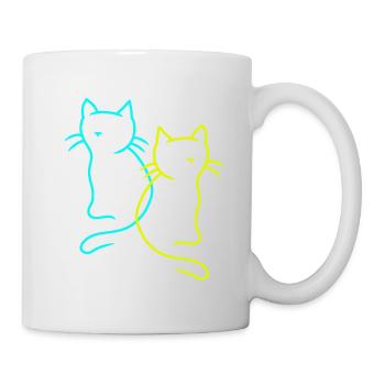 Cats, Pets, Kitten, Cat, Gift Idea - Mug - white - Right