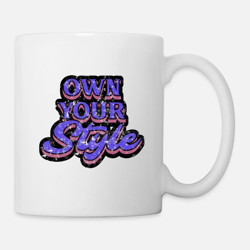 Tiens ton style - Mug blanc - blanc