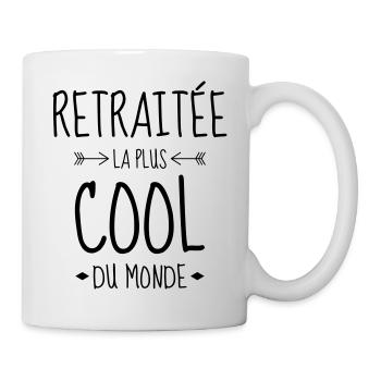 Retirement Retired Ruhestand Retraite Retraitée - Mug - white - Right