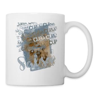 Salsa Cubana - Salsa Tänzer Geschenk - Tasse - Weiß - Rechts
