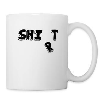 Shit shirt - Tasse - Weiß - Rechts