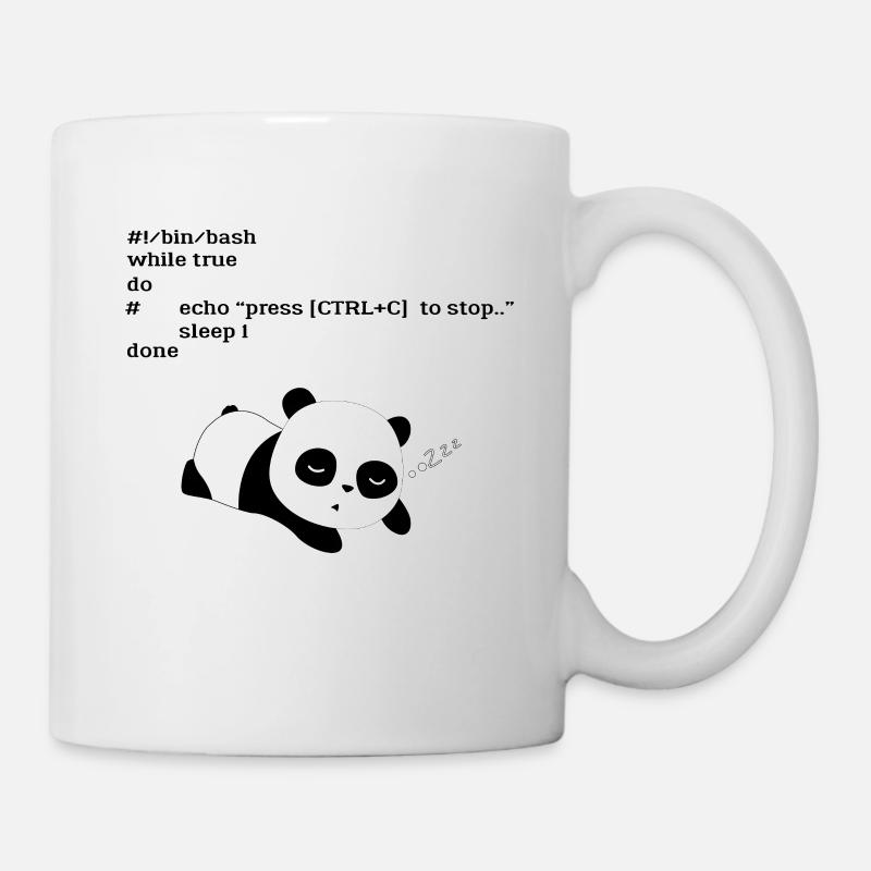 Schlafen Programmierer Lustig - Tasse - Weiß