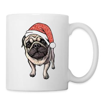 Pug Pug Christmas Gift Idea - Mug - white - Right