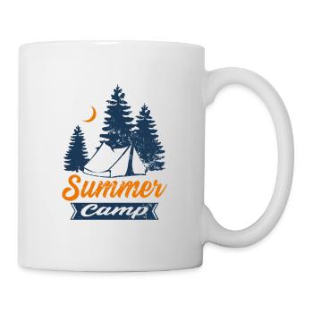 Camp d'été - randonnée, plein air, trekking - Mug blanc - blanc - Droite