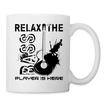 Bass Gitarre - Tasse - Weiß - Rechts