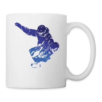 Snowboarder - Tasse - Weiß - Rechts