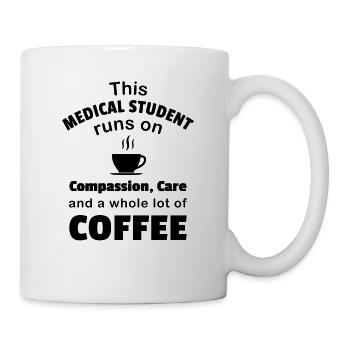 Medical Student Coffee Lover School Care Doctor - Mug - white - Right