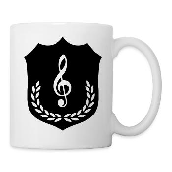 wappen_notenschluessel_01 - Tasse - Weiß - Rechts