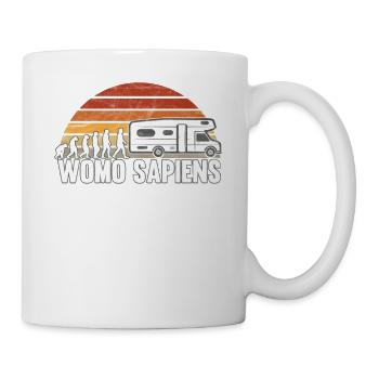 Womo Sapiens Motorhome Evolution - Mug - white - Right