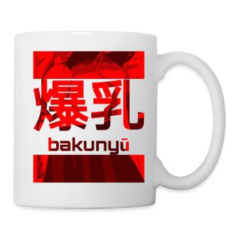 Bakunyu manga femmes aux gros seins Japon - Mug blanc - blanc - Droite