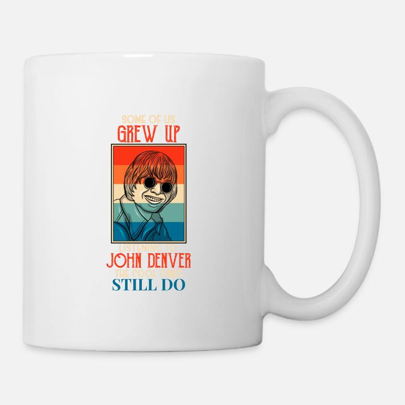 Listening to John Denver's Rocky Mountain Gift - Mug - white