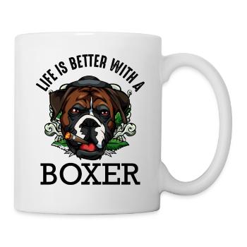 boxer - Mug - white - Right