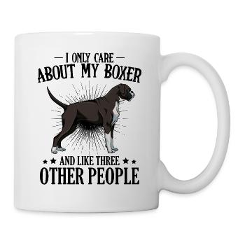 boxeur - Mug blanc - blanc - Droite