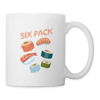 Sushi Japan Maki Nigiri Sashimi Fisch Geschenk - Tasse - Weiß - Rechts