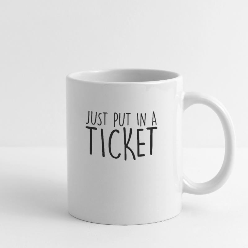IT Support informatique Système de téléscripteur informatique Mug blanc